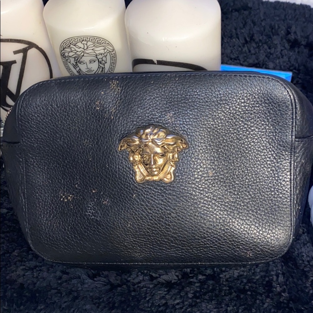 Authentic Black Versace shoulder Bag